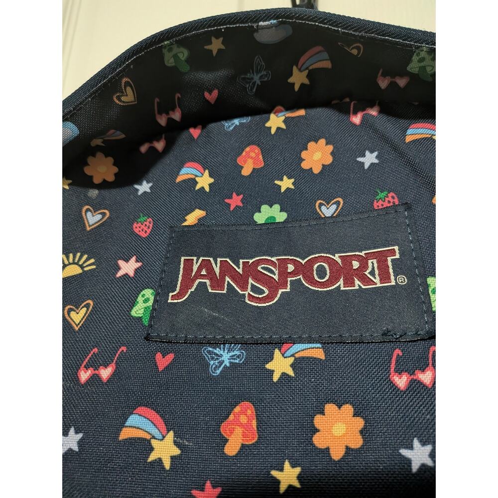 Jansport Cross Town Plus 17" Backpack Bookbag w/ 15" Laptop Sleeve Slice of Fun - Picture 3 of 11